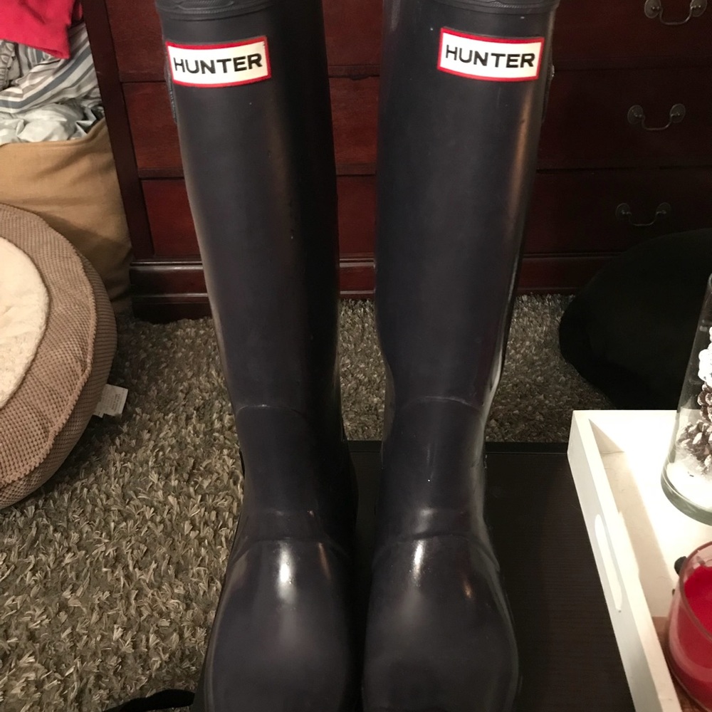 Tall Purple Hunter Boots